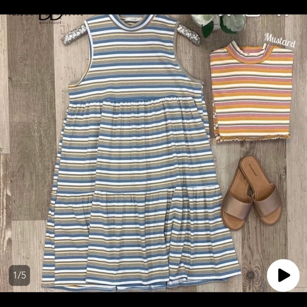 Mock neck dress